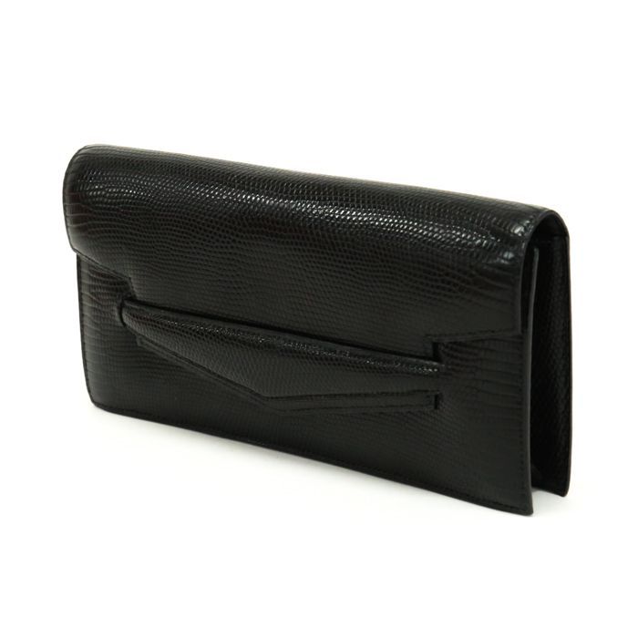 エルメス HERMES ファコ クラッチバッグ リザード (レザー 