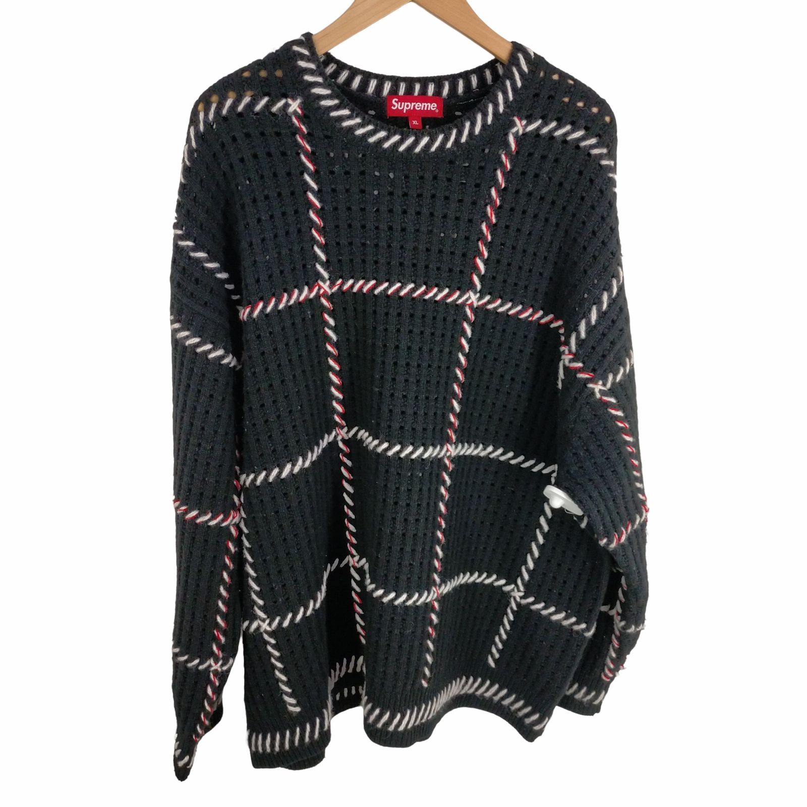シュプリーム Supreme 23SS Quilt Stitch Sweater メンズ JPN：XL