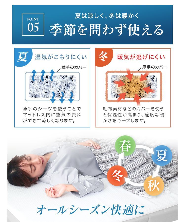 洗える 高反発マットレス