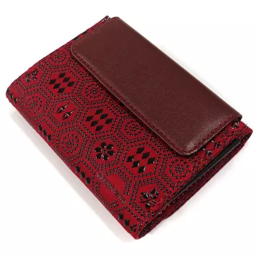 雑貨 加州清光 三つ折り財布 刀剣乱舞-ONLINE-×印傳屋