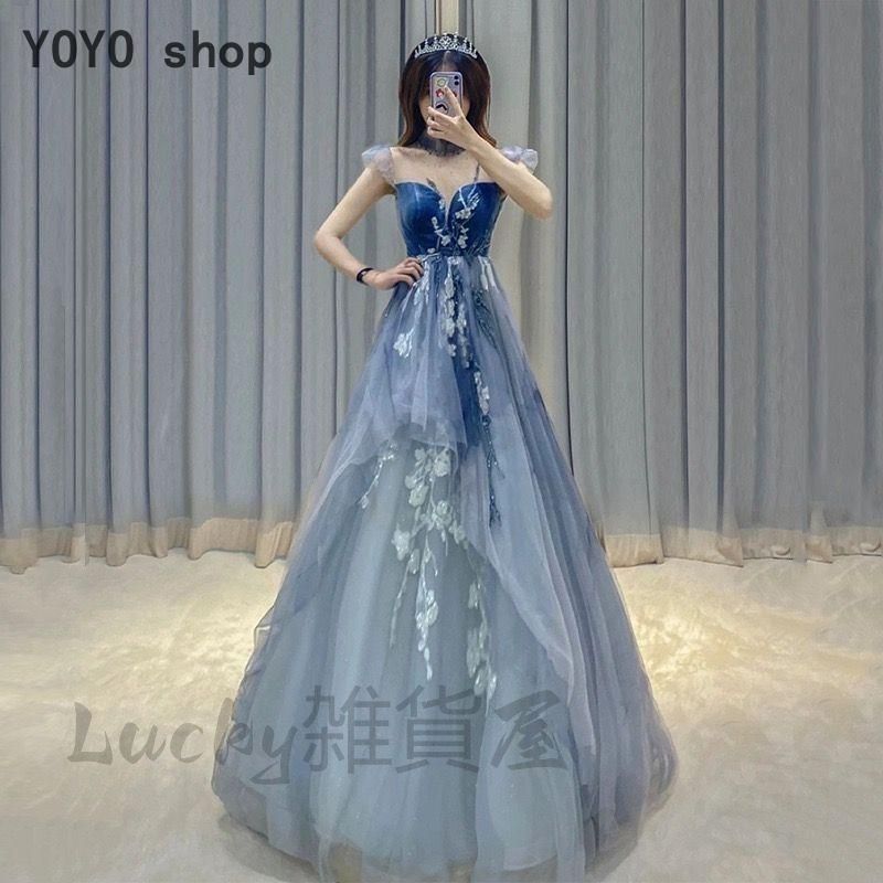 カラードレス 演奏会 安い ロングドレス コンサート パーティードレス 発表会 ウェディングカラードレス 二次会 プリンセス 結婚式 ステージ衣装 大きいサイズ