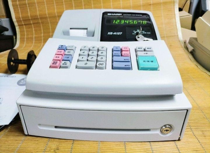 シャープレジスターXE-A127簡単便利特殊送料込141516