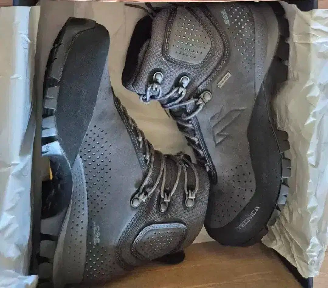 テックニカ ポジ GTX レディース 登山靴 アスファルトブルー