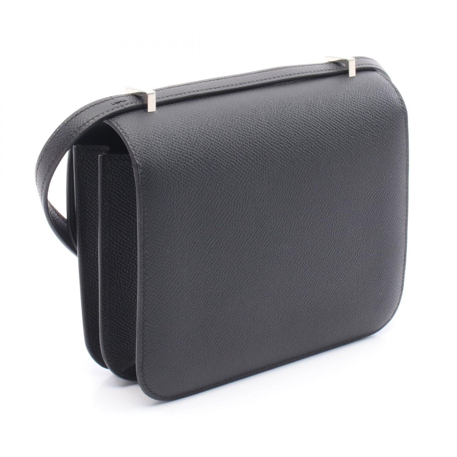 HERMES ブラックレザー ショルダーバッグ エルメス HERMES ショルダーバッグ コンスタンス3 ミニ ミロワール ブラック レザー  コンスタンス3ミニ ブラック レディース Used A エルメス HERMES コンスタンス3 ミニ ミロワール エトゥープ ショルダーバッグ バッグ  ヴォー ... HERMES ショルダーバッグ 黒 レザー