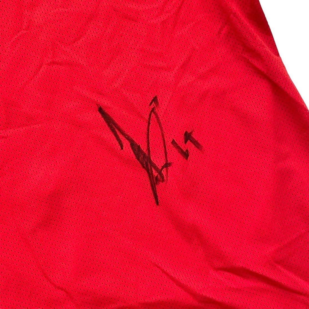 Carp カープ 広島 サイン入りユニフォーム 赤 14 野球 ファン メッシュ