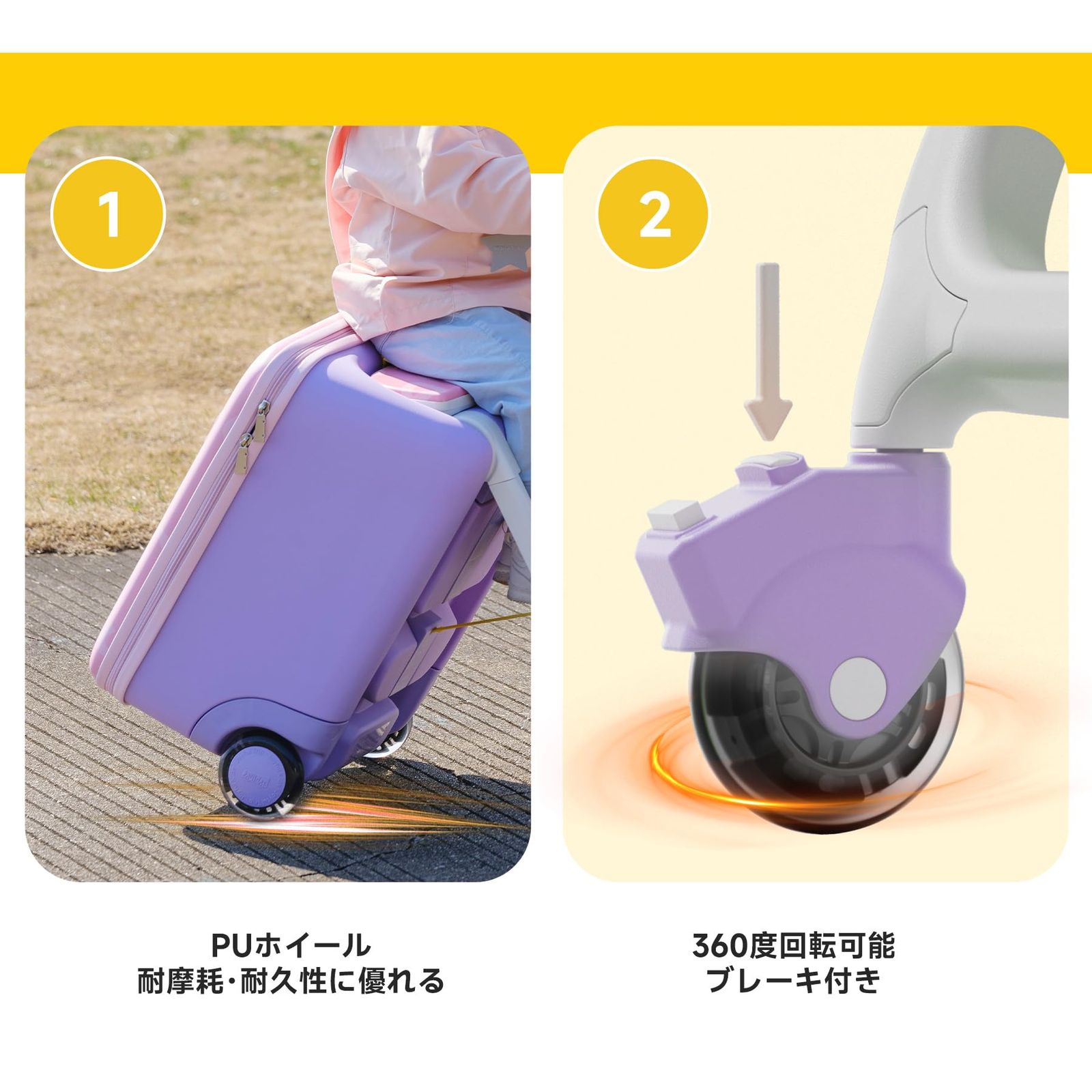 フロントオープン 折りたたみ式でベビーカーに分解して使用することができます