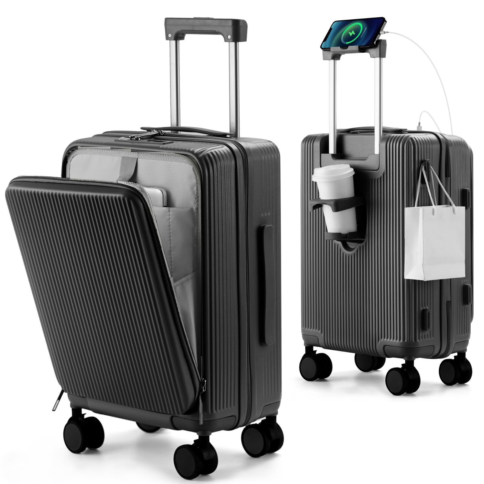 AM YG25060508 ACE イグザクトプリズムボディ スーツケース 57