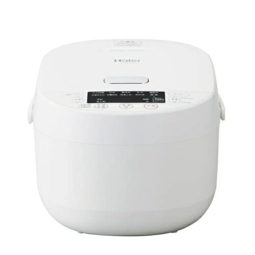 5.5合炊きマイコンジャー炊飯器 フラットフォルム ホワイト ハイアール JJ-M 56 B-W
