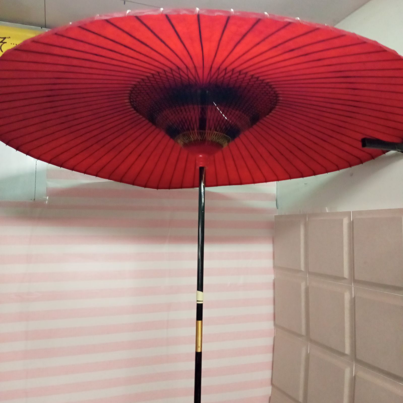 GMGT174A○野点傘 和傘 日傘 茶屋 茶道具 茶席 ちっさく 茶会 日除け 