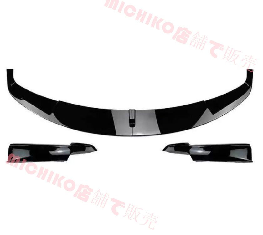 BMW 3シリーズ F30 F31 M-Tech 2013-2019 フロントバンパーカバー カナード リップスポイラー frp エア口 外装 カスタムパーツ