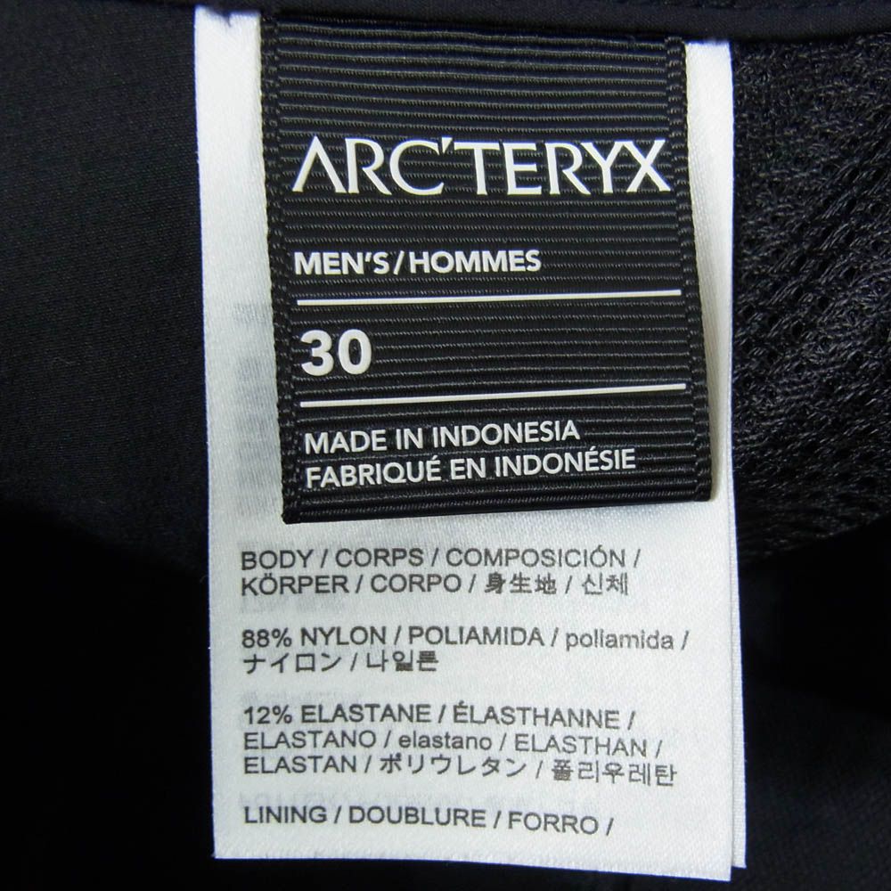 ARC'TERYX アークテリクス パリセードショーツ 黒 サイズ30 ARC'TERYX - アークテリクス パリセードショーツの通販 by AA