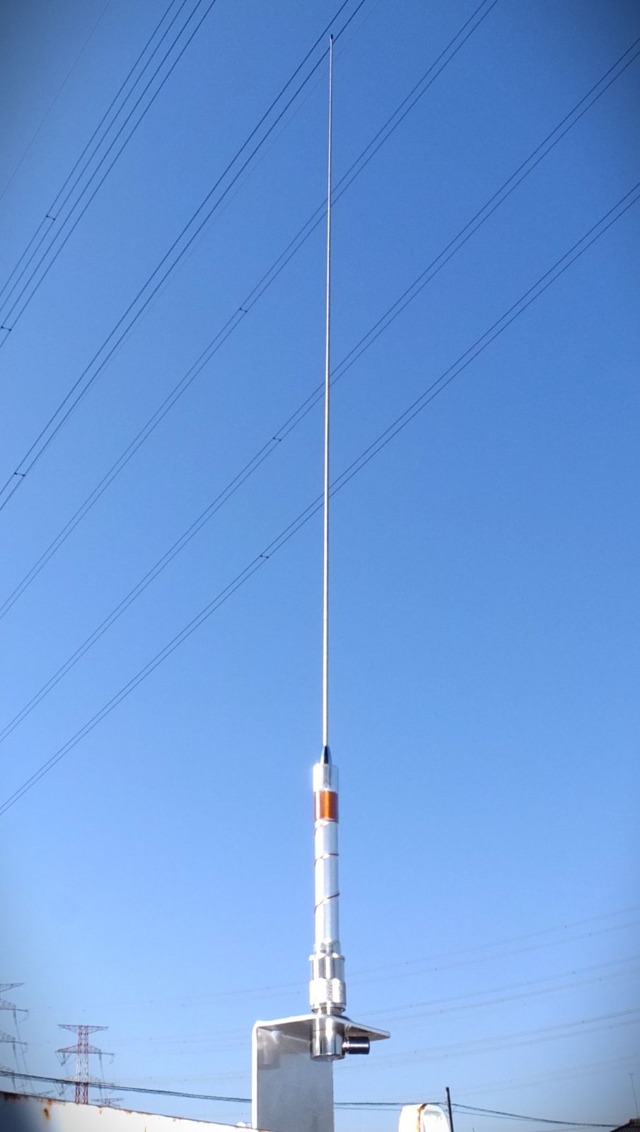 【送料込】★AMコンパクト・軽量！ヘリカルホイップアンテナ25～30MHz（銀） 送料無料】AMコンパクト・軽量！ヘリカルホイップアンテナ25