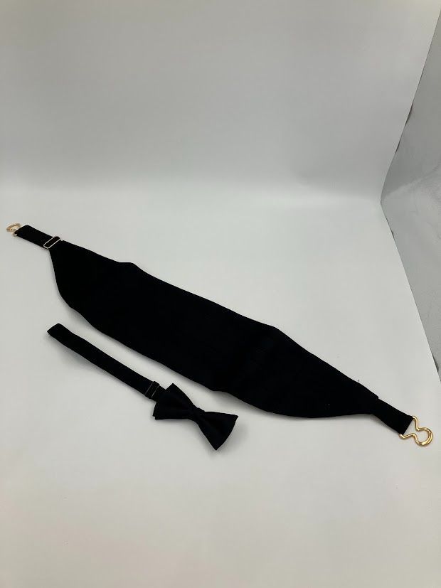 【美品】Burberrys バーバリーズ カマーバンド 蝶ネクタイ　ハンカチーフ 美品】Burberrys バーバリーズ カマーバンド 蝶ネクタイ
