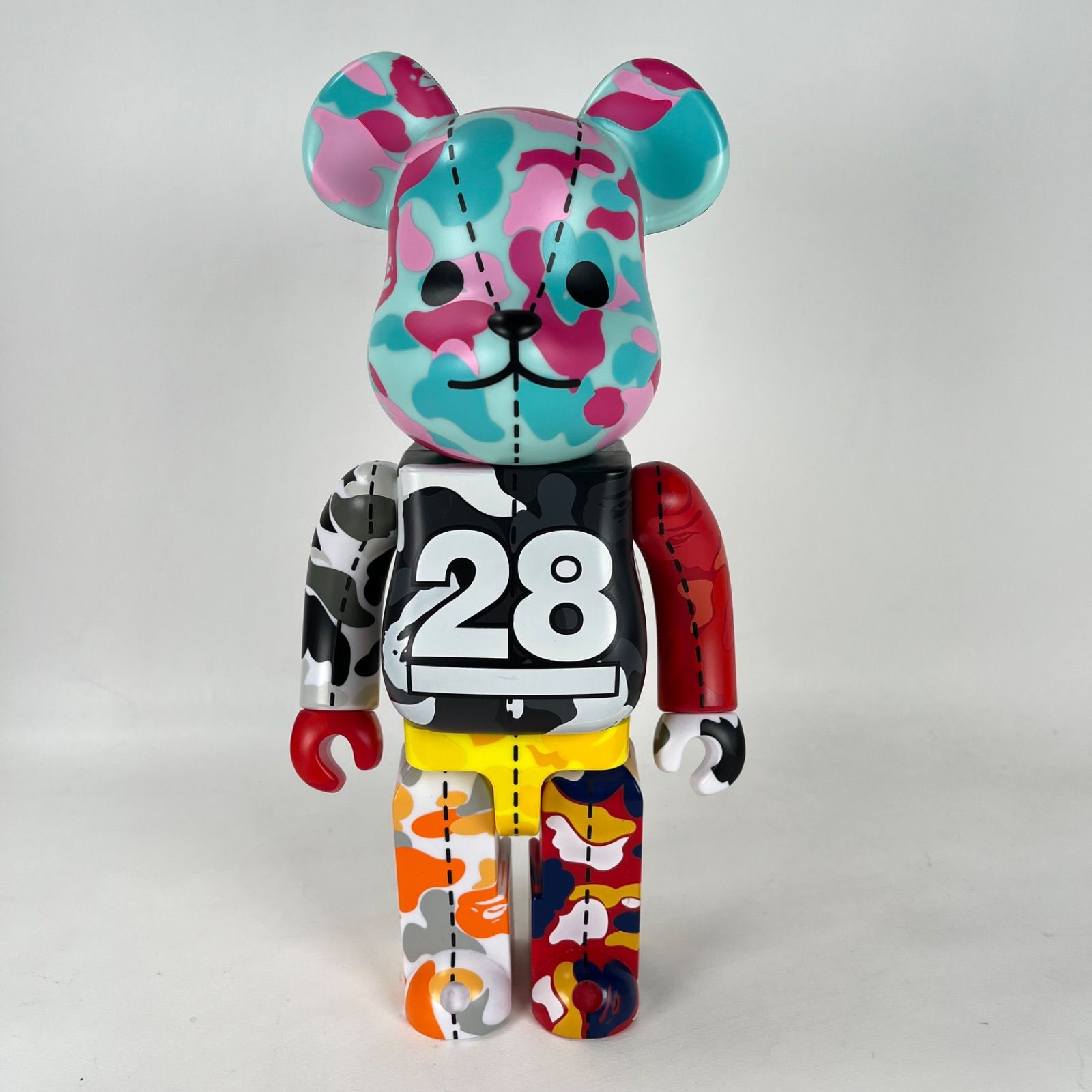 BE@RBRICK ベアブリック A BATHING APE 28th ANNIVERSARY BAPE CAMO #3 400% アベイシングエイプ  ベイプ 周年 迷彩 カモ柄 メディコムトイ MEDICOM TOY 箱付 bearbrick - メルカリ