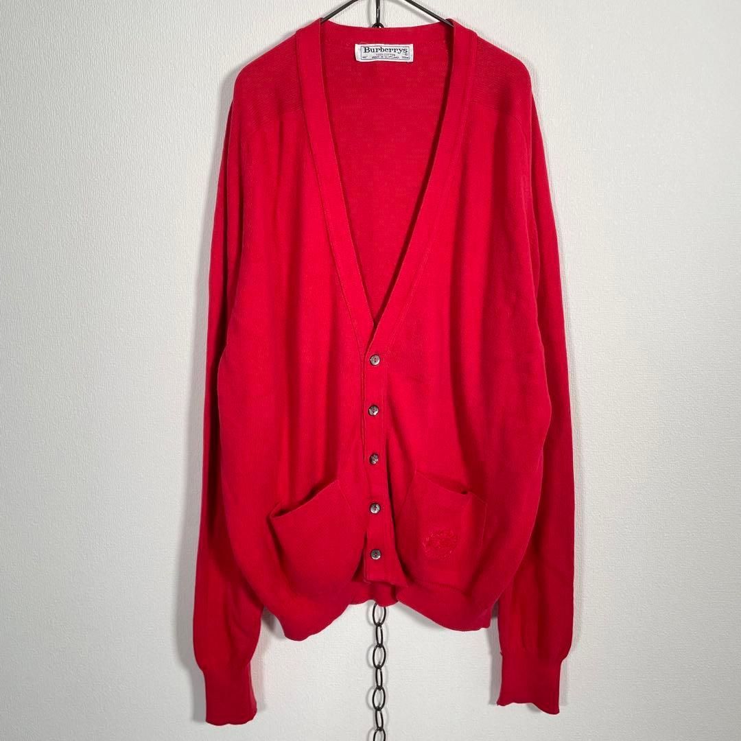 Burberrys 90s SCOTLAND製 Vネック ラムウール ニット 90s