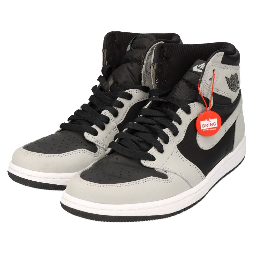 NIKE (ナイキ) AIR JORDAN 1 HIGH OG SHADOW 2.0 555088-035 エアジョーダン1レトロ ハイ OG  シャドー2.0 ハイカットスニーカー US9.5/27.5cm ブラック/グレー - メルカリ