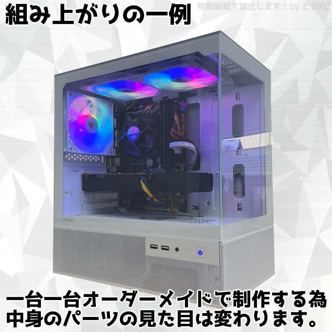 スケールモデル 新作 新品ケースゲーミングPC RTX4070/Ryzen 7/新品SSD 1TB Windowsデスクトップ