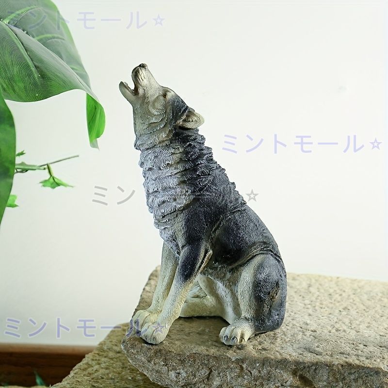 【廃盤】スワロフスキー　オオカミ　オブジェ 楽天市場】スワロフスキー ハイイロ オオカミ Swarovski SCS