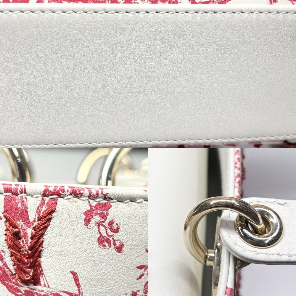 希少品 クリスチャンディオール ショルダーバッグ ビーズ刺繍 シルバー 2way 希少品 クリスチャンディオール ショルダーバッグ ビーズ刺繍