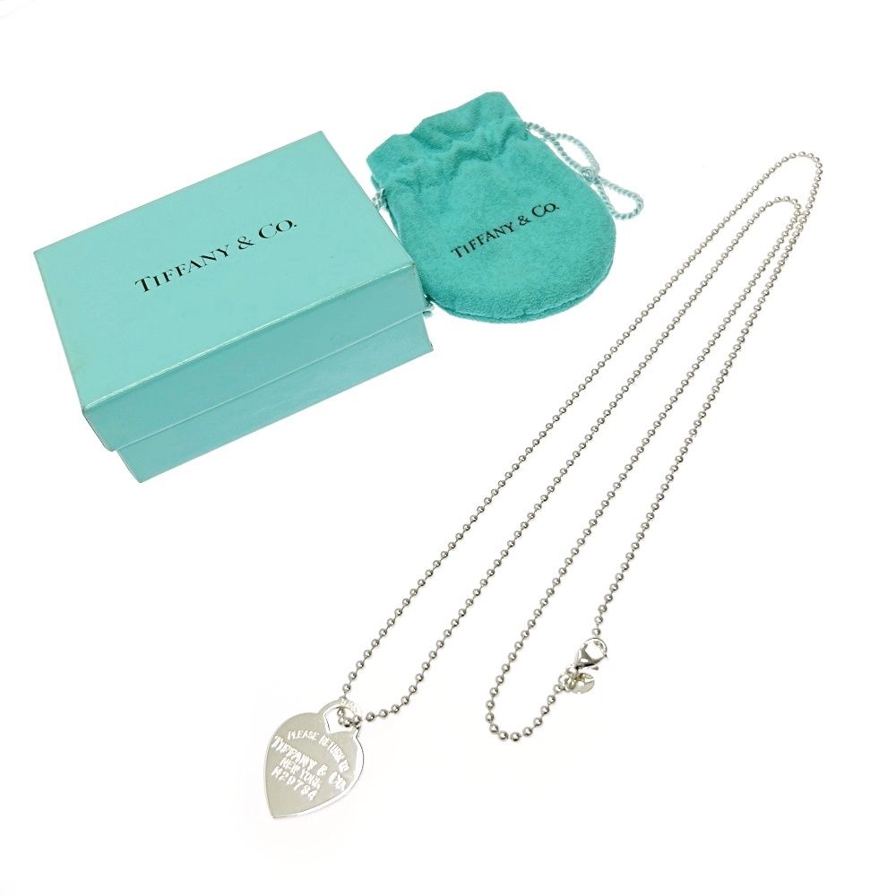 中古】【箱付き】 TIFFANY&Co. ティファニー シルバー リターントゥ