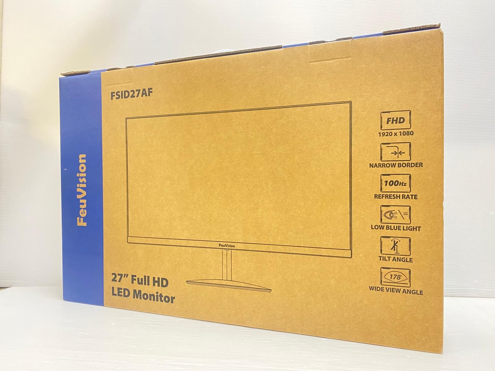 Feuvision　27インチモニター　100hz 中古品 中古品】FeuVision 27インチ PCモニター 100Hz フルHD 1080p 液晶