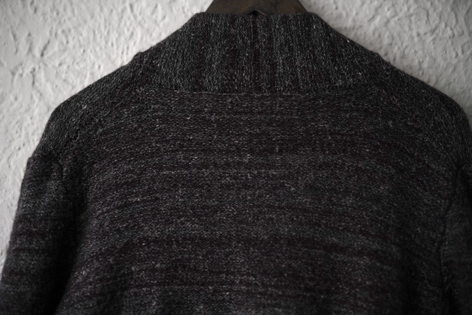 ウールリネンピンニットカーディガンセーター DANIEL ANDRESEN ウールリネンピンニットカーディガンセーター / DANIEL ANDRESEN