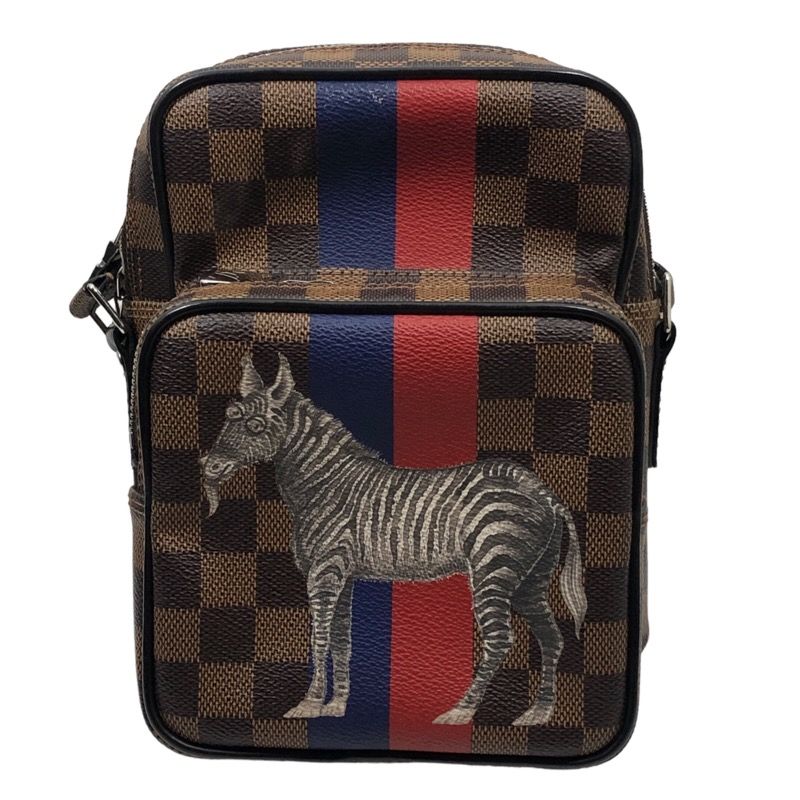 ルイ・ヴィトン LOUIS VUITTON アマゾン N42703 ダミエグラフィットキャンバス メンズ ショルダーバッグ - メルカリ