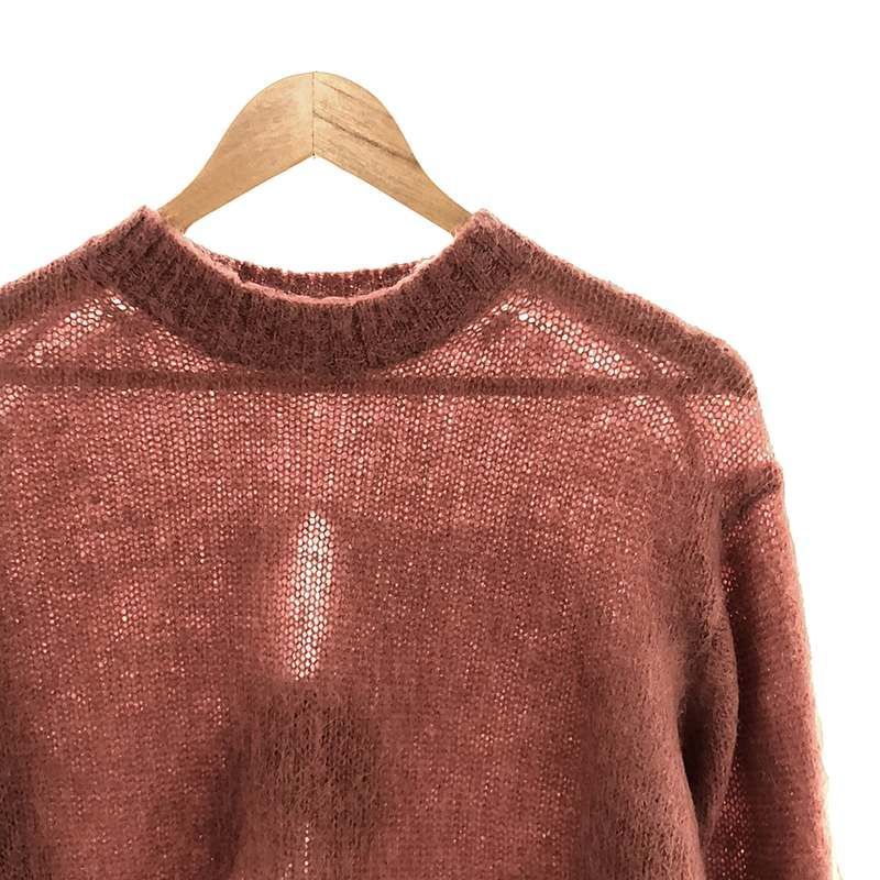 【美品】  Heriter / エリテ | 2022AW | Mohair pullover ニット | 38 | ピンク | レディース 美品】 Heriter / エリテ | 2022AW | Mohair pullover ニット | 38