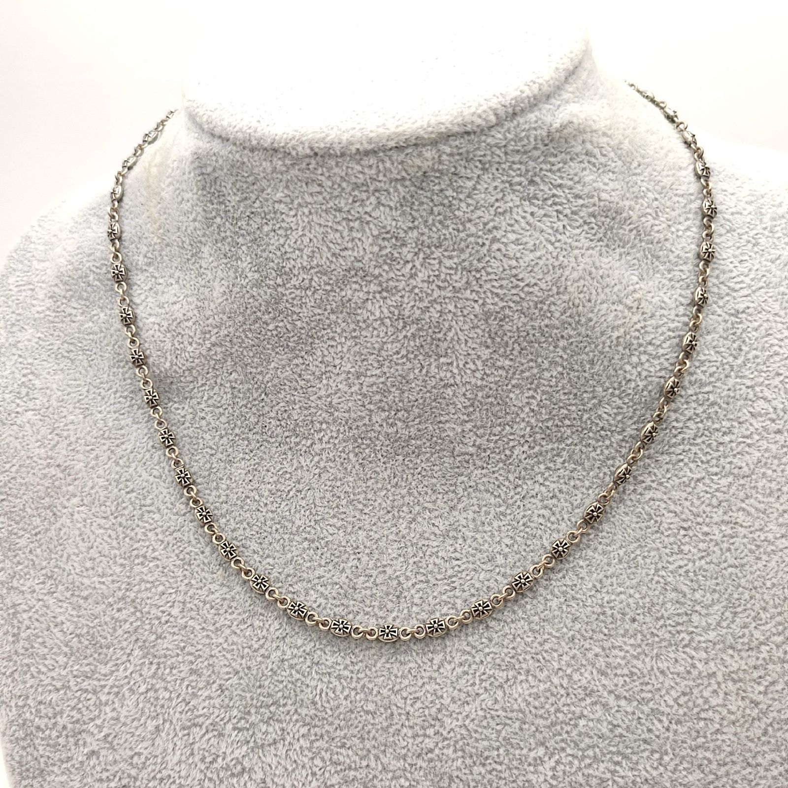 ジャスティンデイヴィスTINY CROSS CHAINネックレスシルバー925 【公式