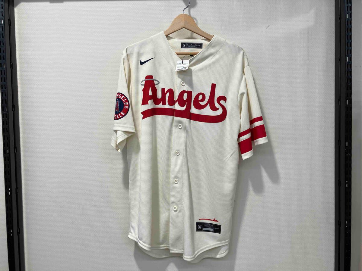 NIKE ナイキ OFFICIAL REPLICA JERSEY CITY レプリカユニフォーム M T770-ANCC Angels エンゼルス 大谷翔平 17 アイボリー メンズ