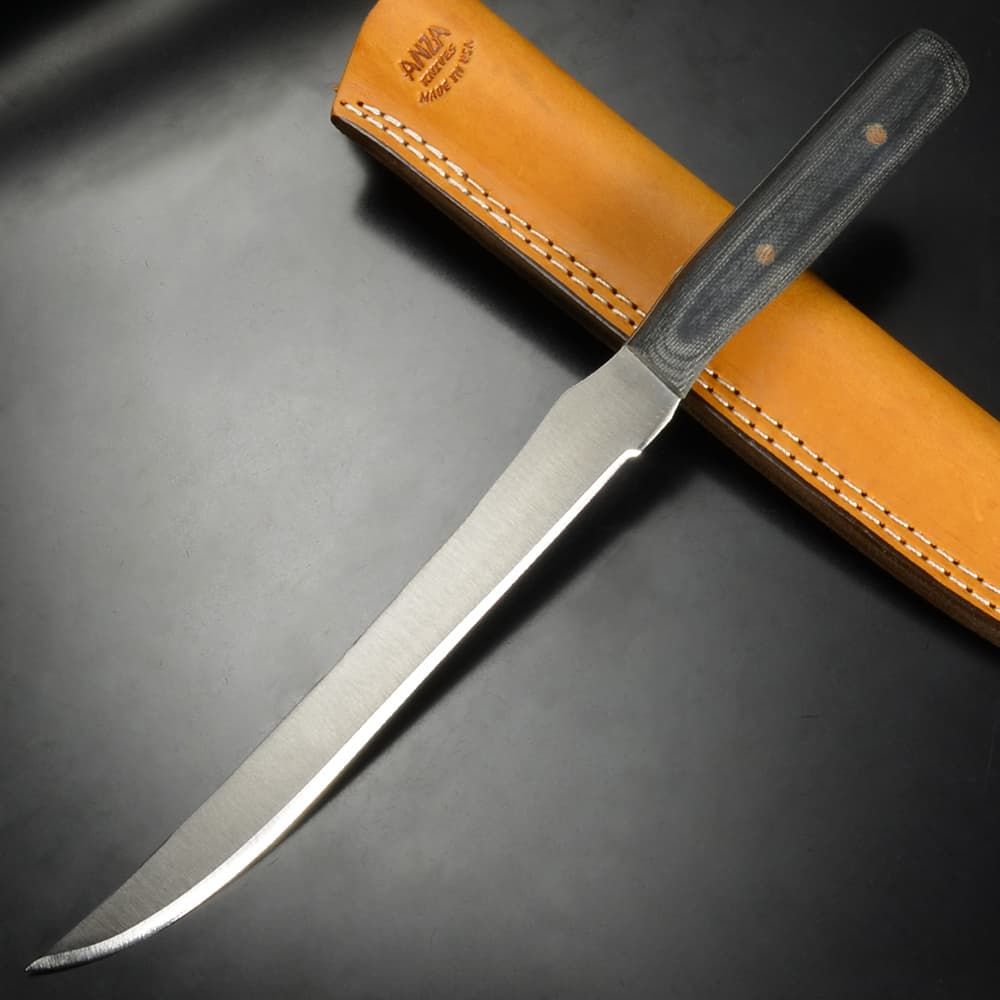 Anza フィレナイフ Micarta 高炭素鋼 AZLFM 18歳以上