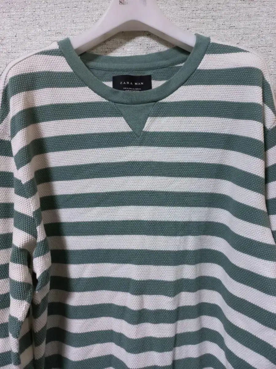 ZARA(ザラ) ストライプ ロングスリーブ T シャツ ( XL ）