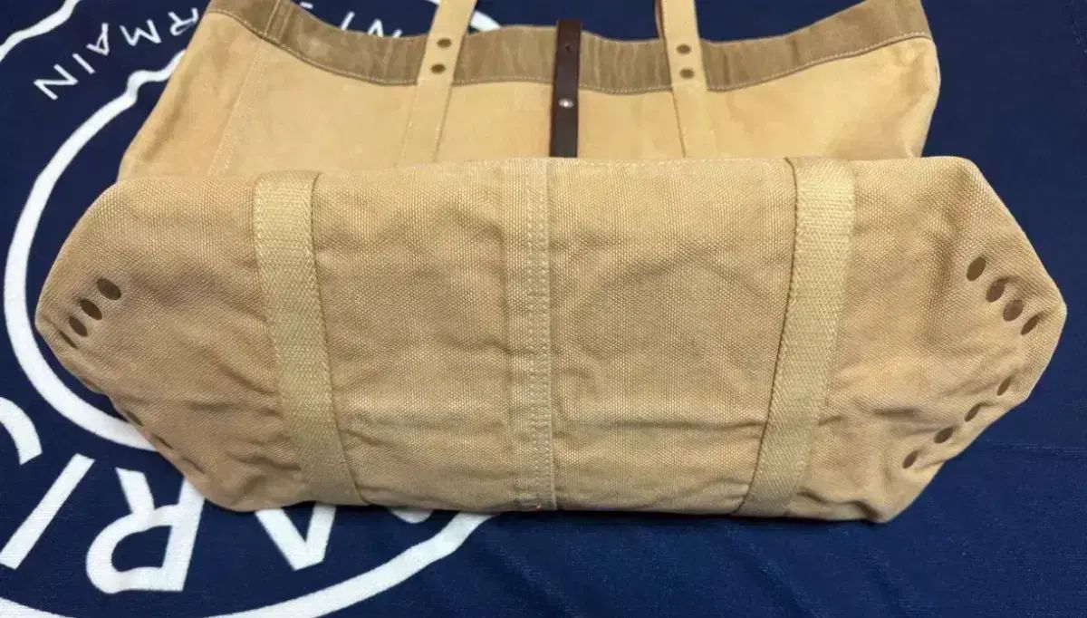 RRL キャンバストートバッグ RRLダブルアールエル キャンバス×レザートートバッグMADE IN ITA