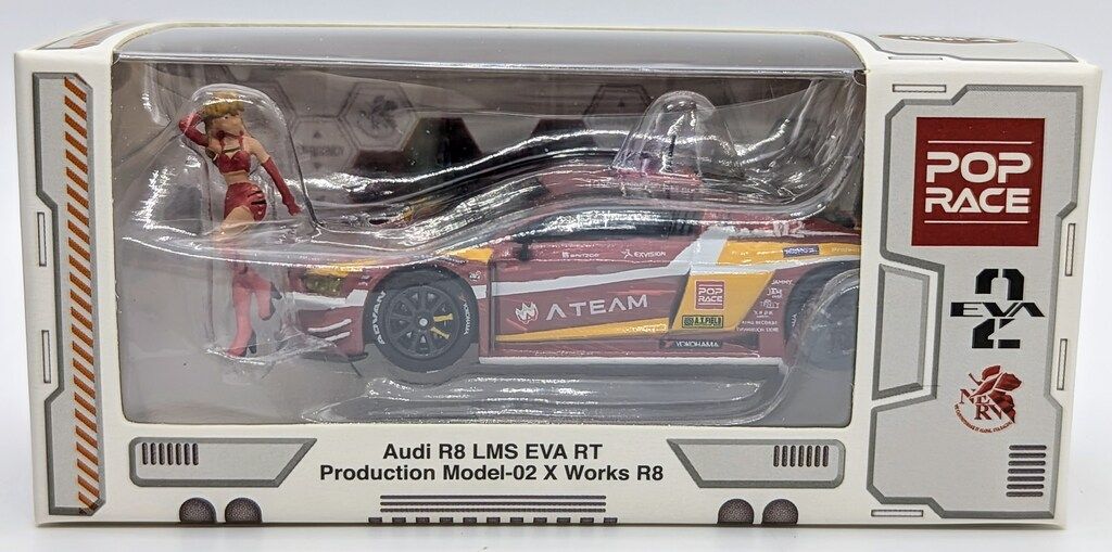 POP RACE Audi R8 LMS エヴァ 式波 アスカ ラングレー Amazon | POP RACE 1/64 アウディ R8 LMS - Super GT 2019#21