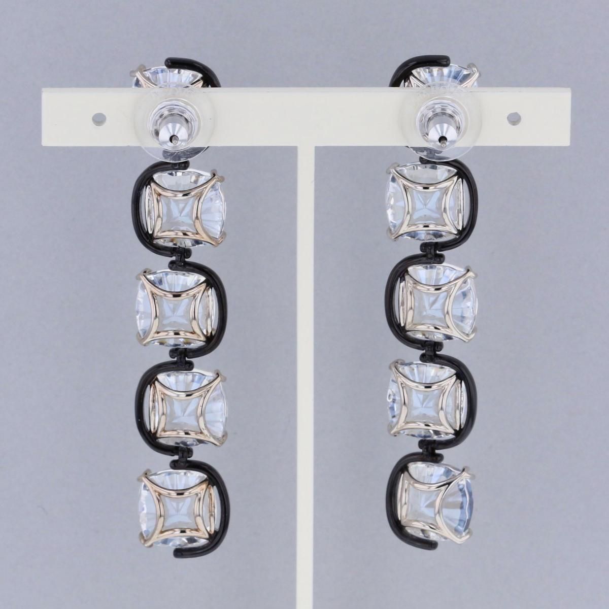 中古】 SWAROVSKI （スワロフスキー） Harmonia ﾄﾞﾛｯﾌﾟ ﾋﾟｱｽ ｸｯｼｮﾝｶｯﾄ 