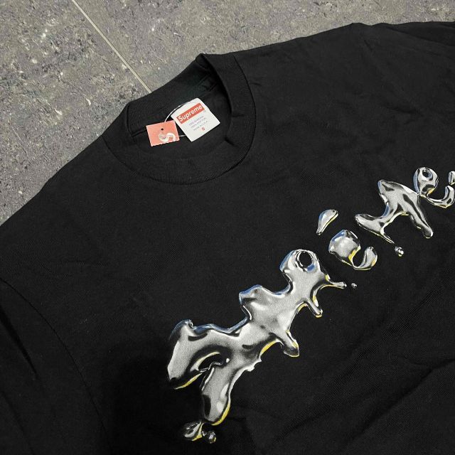Supreme Liqued Tee Sサイズ 新品未使用品 18aw Supreme Liquid Tee 白 Mサイズ