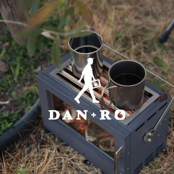 【 DAN+RO 2glass 横型】 [AZW17] 工事も薪も入らない暖炉 PLUS MANIA プラスマニア 暮らしを豊かにする ソロキャンプ用品