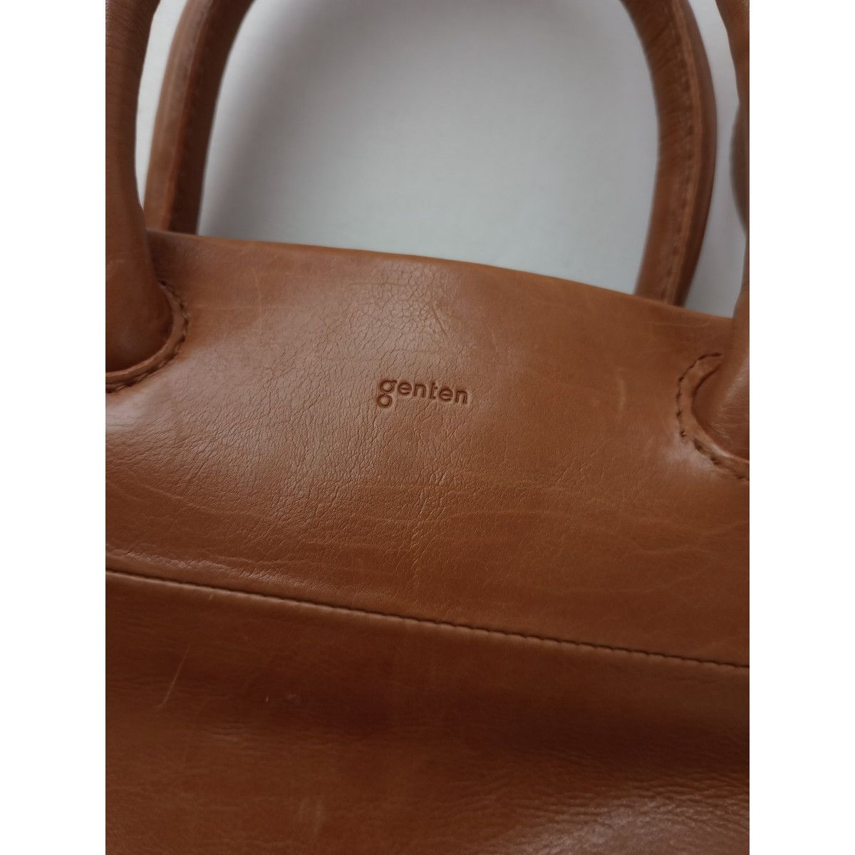 genten ゲンテン 2way レザー ショルダーバッグ トート 鞄
