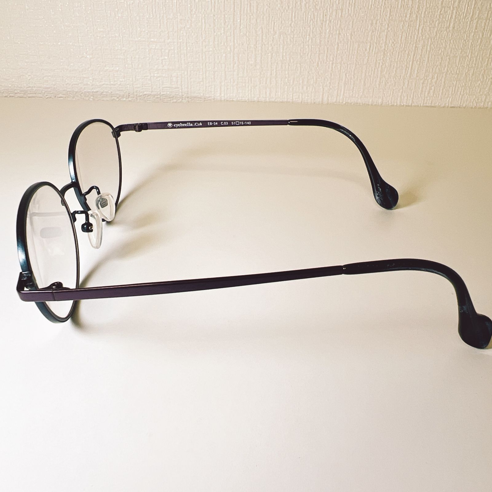 紫外線やブルーライトカットに👓 eyebrella CLEAR shade クール