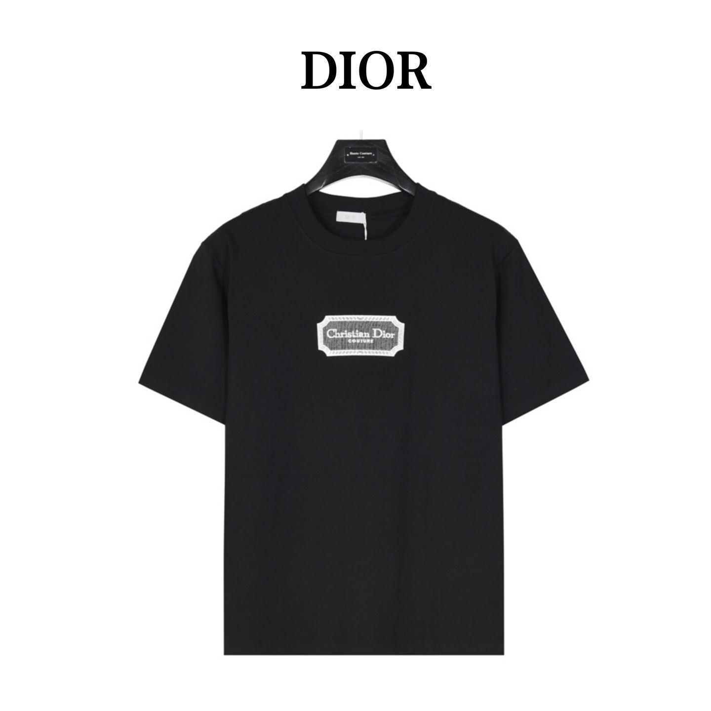 今日特価】Dior / ディオール 25ss 刺繍シルバーロゴ T シャツ