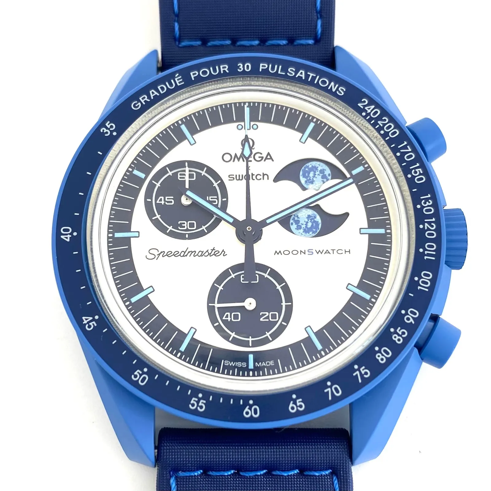 オメガ スウォッチ SUPER BLUEMOON ブルームーン 美品 オメガ×スウォッチ、“ブルームーン”特別モデルを限定販売 - Impress Watch