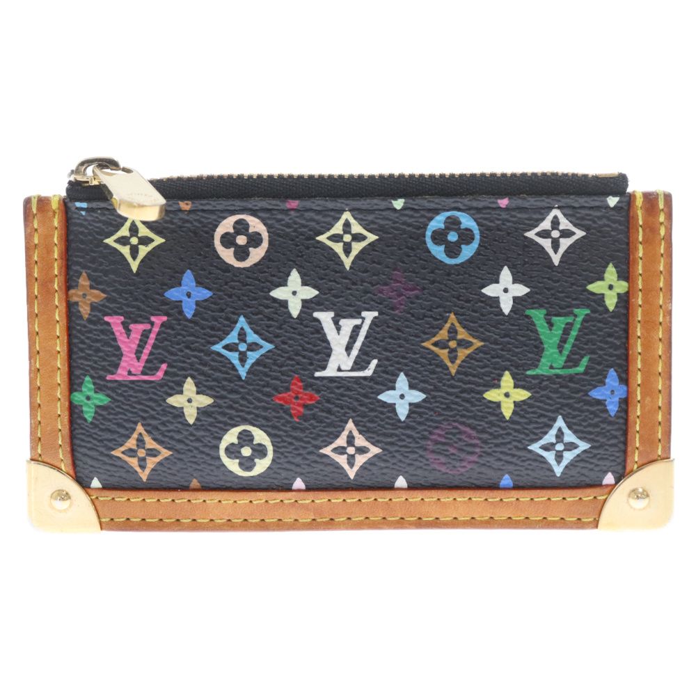 ルイヴィトン　モノグラム　ポシェットクレ　コインケース　キーリング付き【美品】 LOUIS VUITTON (ルイヴィトン) ポシェットクレ モノグラム