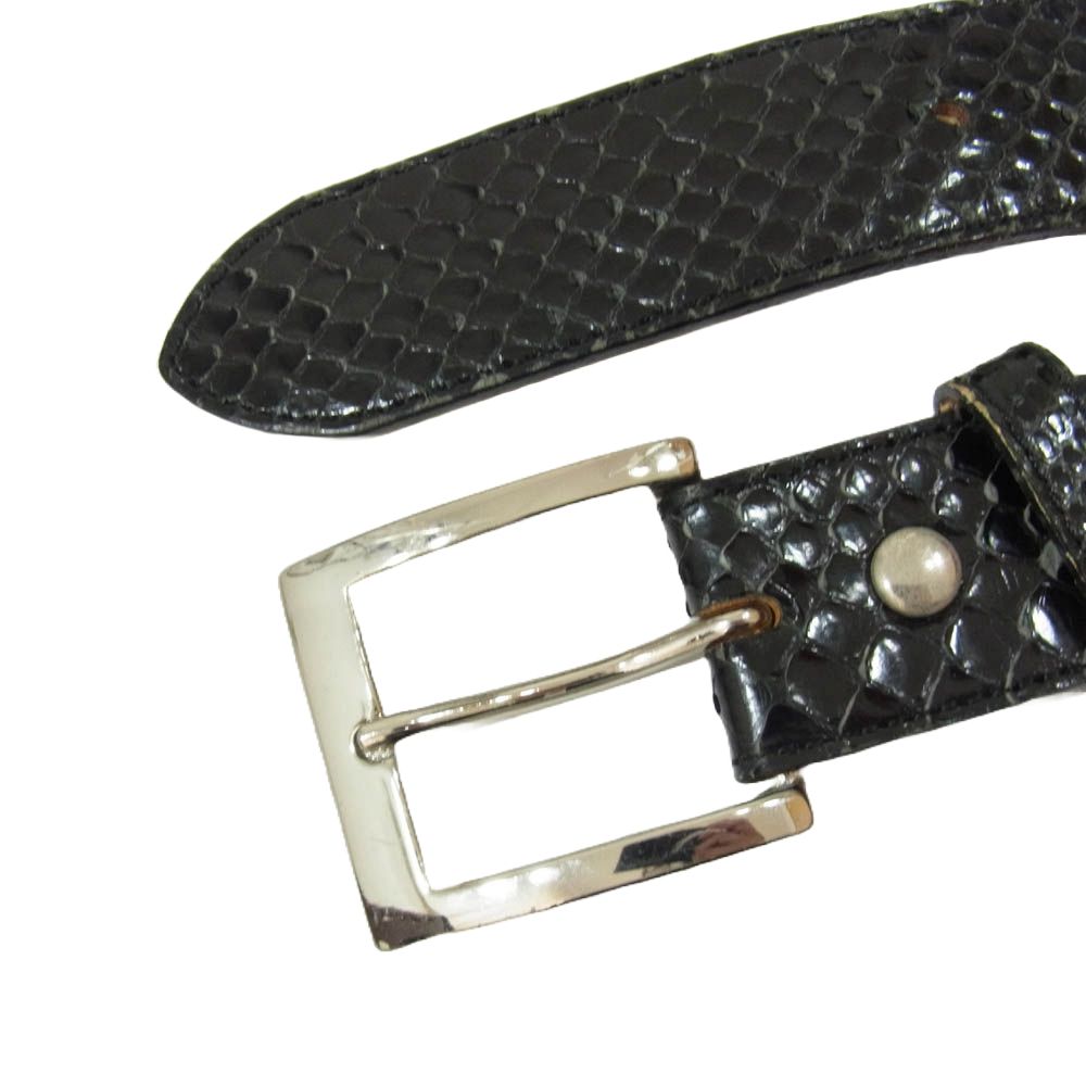 WACKO MARIA ワコマリア PYTHON LEATHER BELT パイソン レザー ベルト