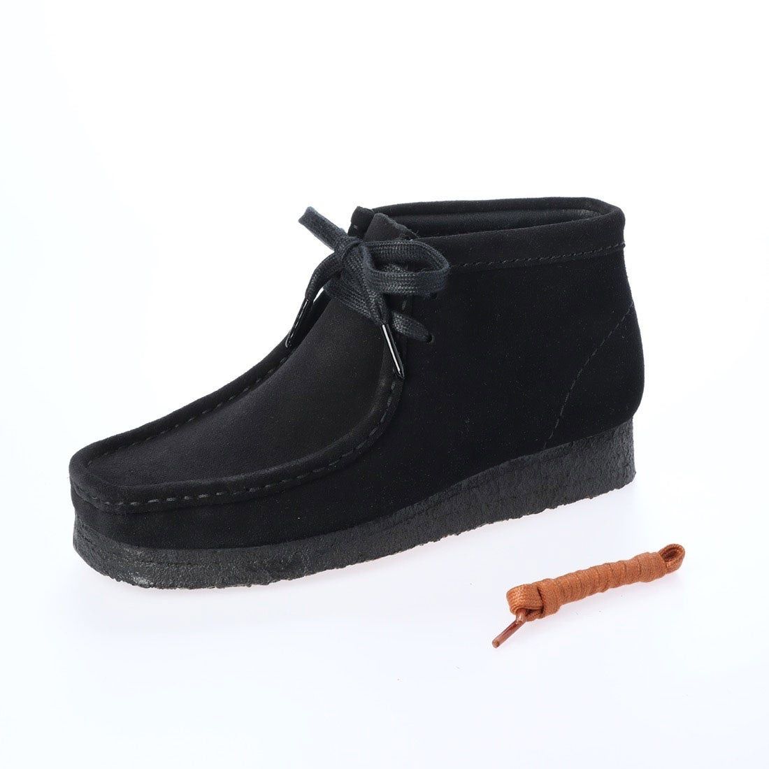 Clarks クラークス WallabeeBoot ワラビーブーツ ブラックスエード ...