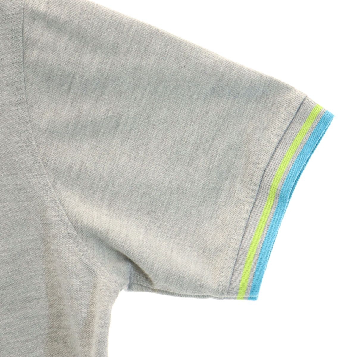 FRED PERRY フレッドペリー 半袖 ポロシャツ M グレー 鹿の子
