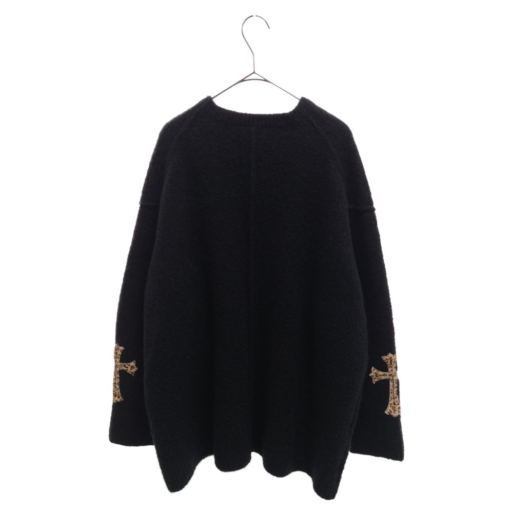 CHROME HEARTS (クロムハーツ) ハラコクロスパッチ カシミア CHROME HEARTS (クロムハーツ) ハラコクロスパッチ カシミア