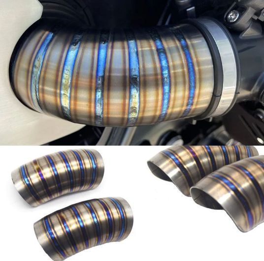 BMW RnineT用 チタン焼き色 進気装飾カバー 改装パーツ エアインテーク保護カバーYRおしゃれ必見