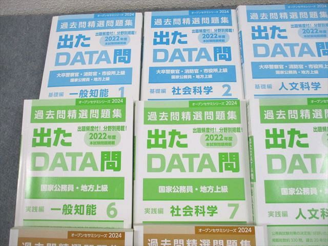 大卒警察官・消防官・市役所上級出たDATA問過去問精選問題集2024年合格目標12冊 ★ ☆ 000L4D Amazon.co.jp: 出たDATA問(1)一般知能〈基礎編〉2025年度版 大卒