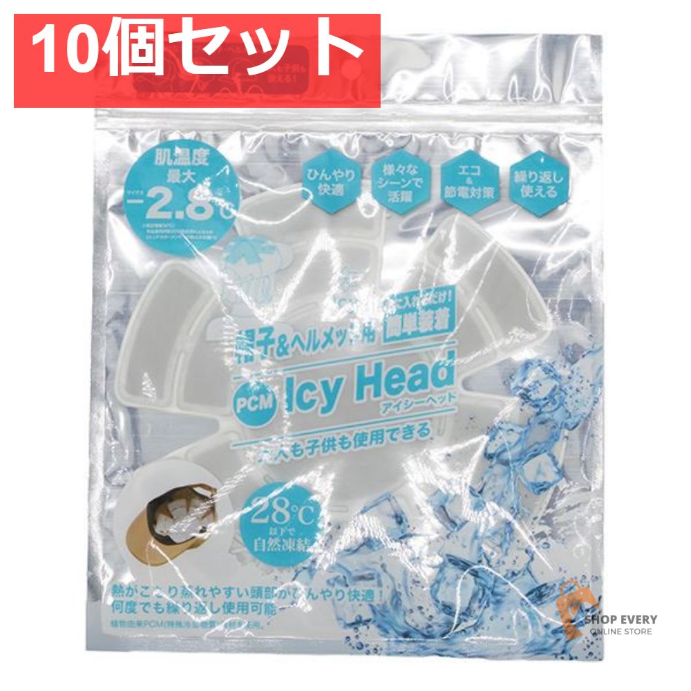 アイシーヘッド アイスグレー 10個セット