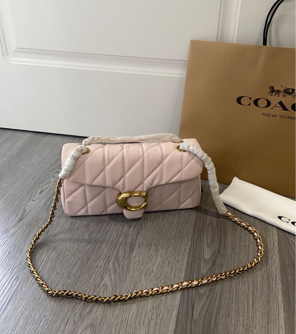 COACHコーチ タビー ショルダー バッグ CP150.26キルティング.新色